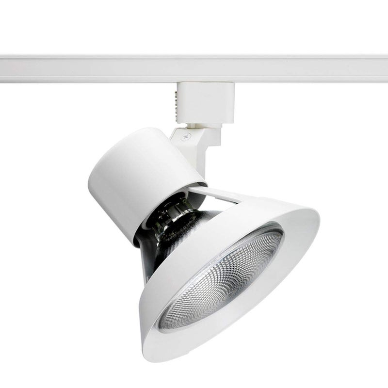 Juno Lighting R532WH Trac-Lites Flared Gimbal Line Voltage PAR30 Lamp Holder, White